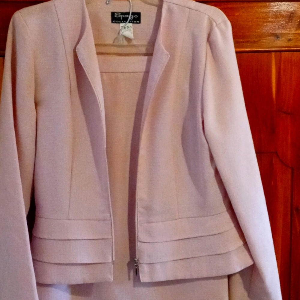 Light Pink Skirt Suit